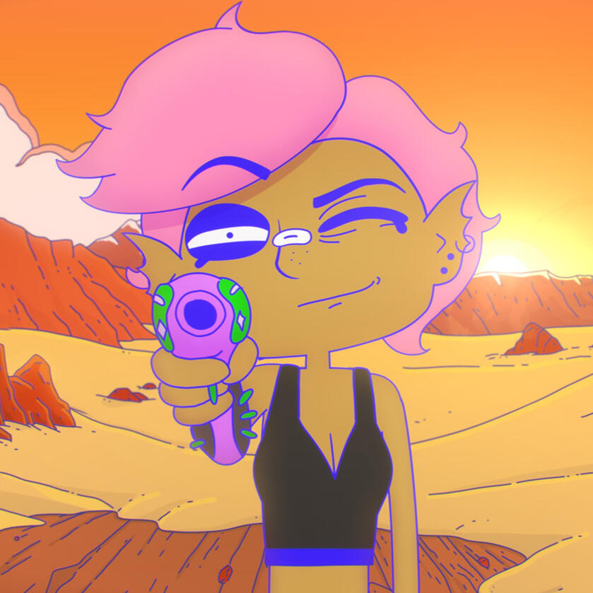Image from Lesbian Space Princess (2025)