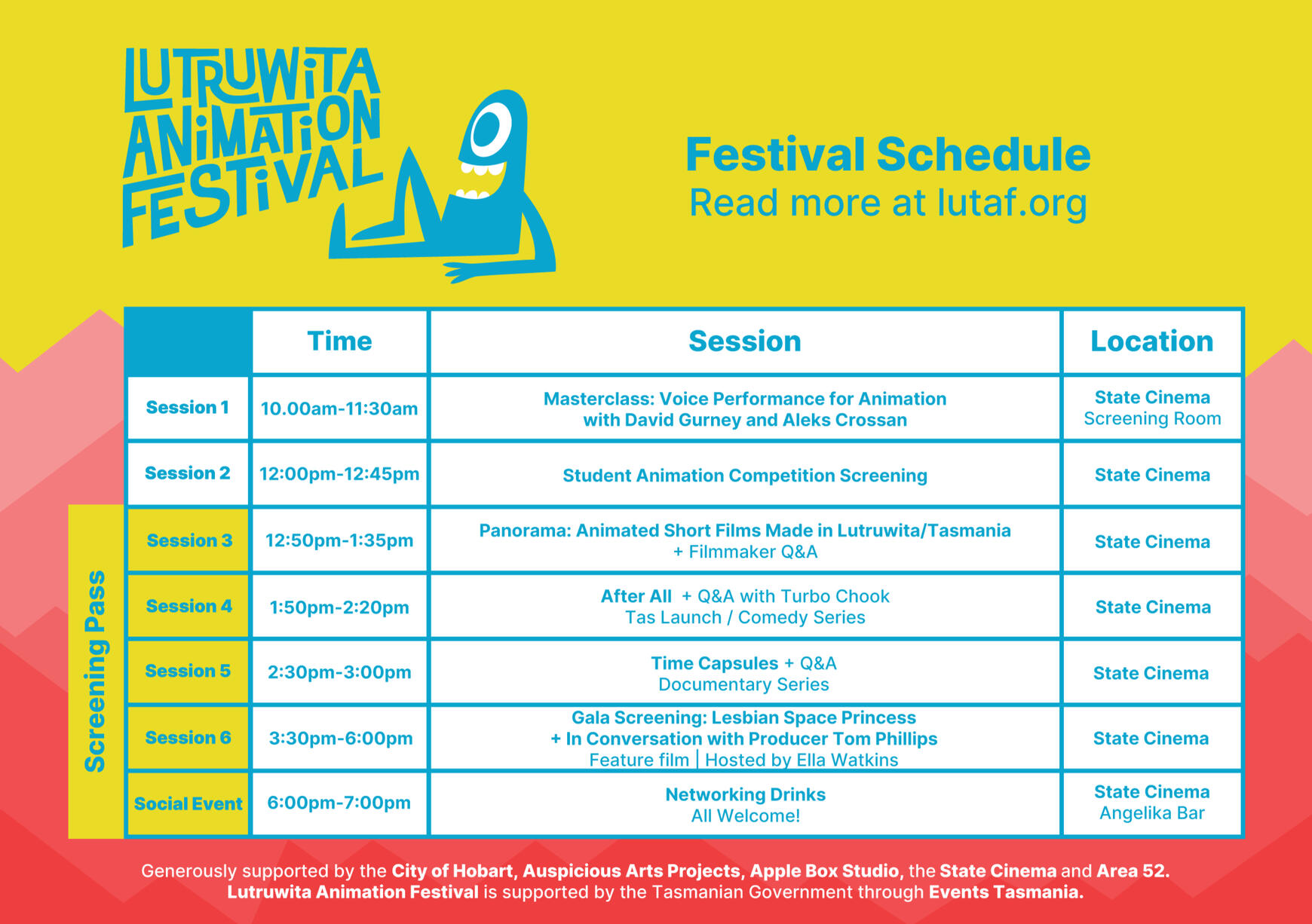 2025 Festival Schedule